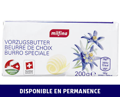 MILFINA 
 BEURRE DE CHOIX