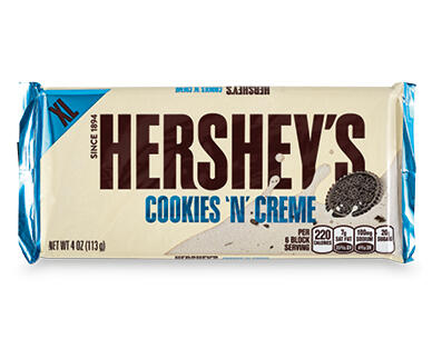 Hershey's Cookies 'n' Crème Chocolate Block 113g
