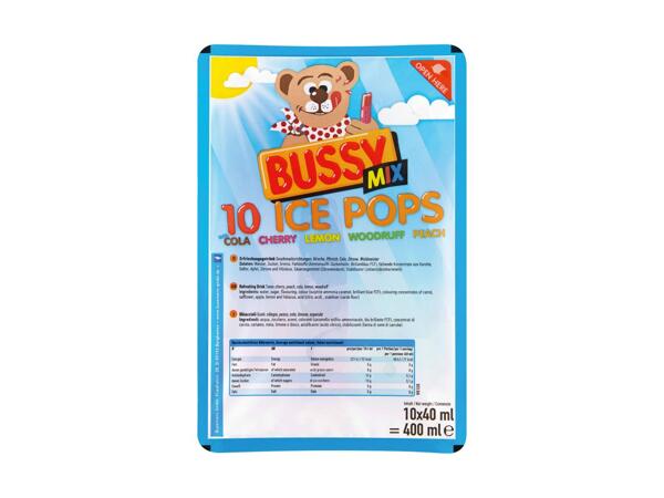 Glace à l'eau Ice Pops Bussy Mix