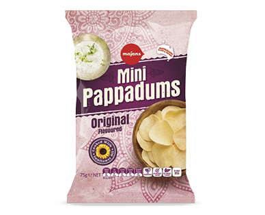 PAPPADUM CHIPS 75G