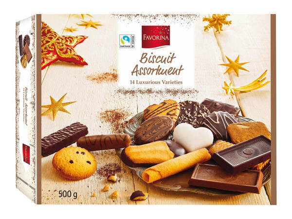 Gelegte Weihnachtsgebäckmischung