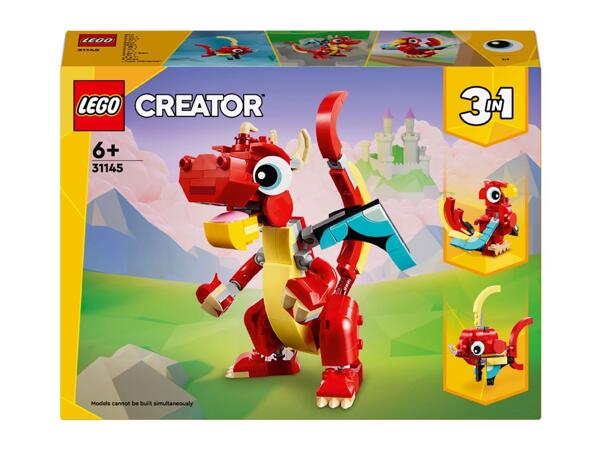 LEGO(R) Creator 3-in-1 Red Dragon Play Set