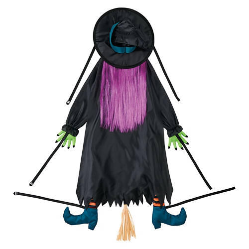 Halloween Crashing Witch, Purple