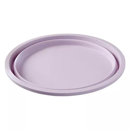 Reinforced Silicone Bakeware - Circle Pie Mold, Purple