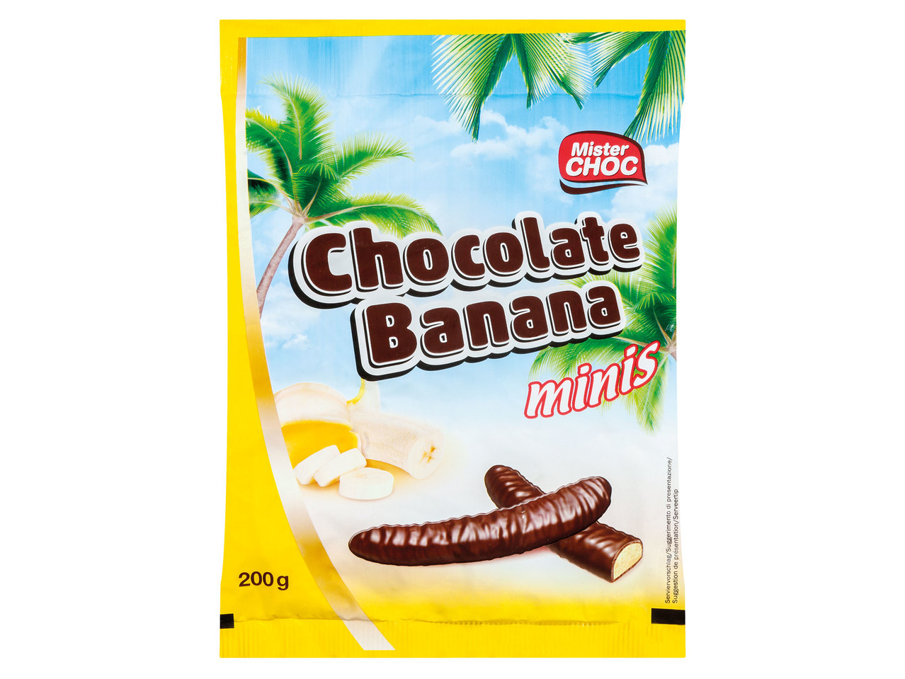 MISTER CHOC Mini-Schokobananen