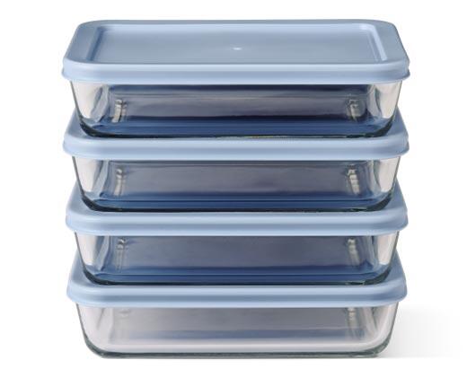 Crofton 
 Glass Meal Prep Container Set