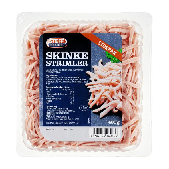 Skinkestrimler eller kyllingetern