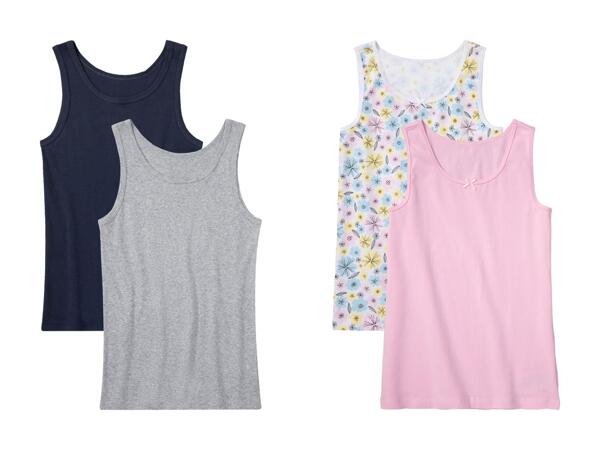 Débardeurs à fines bretelles/maillots de corps, set de 2