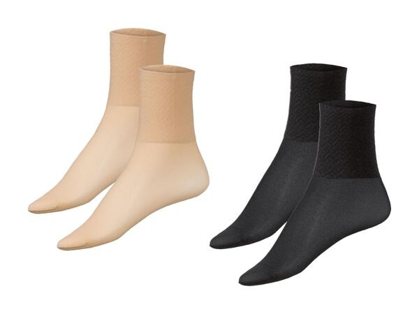 Socquettes fines, 2 paires