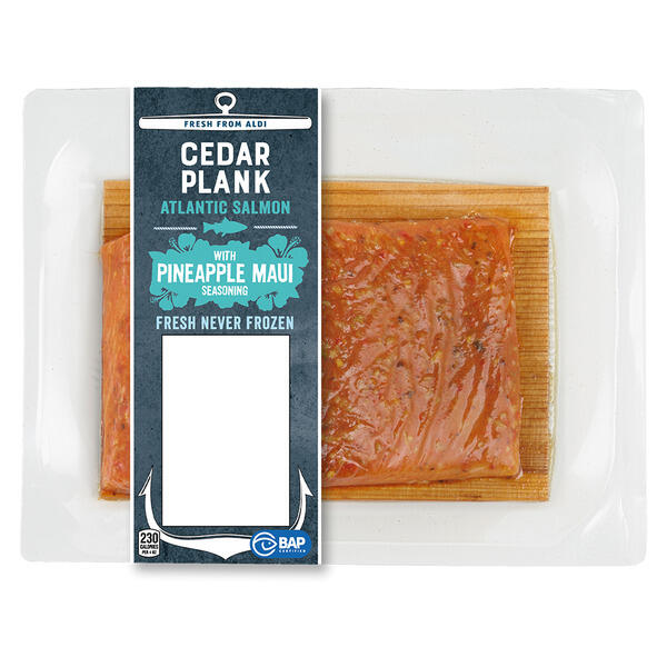 Fresh Maui Pineapple Cedar Plank Salmon