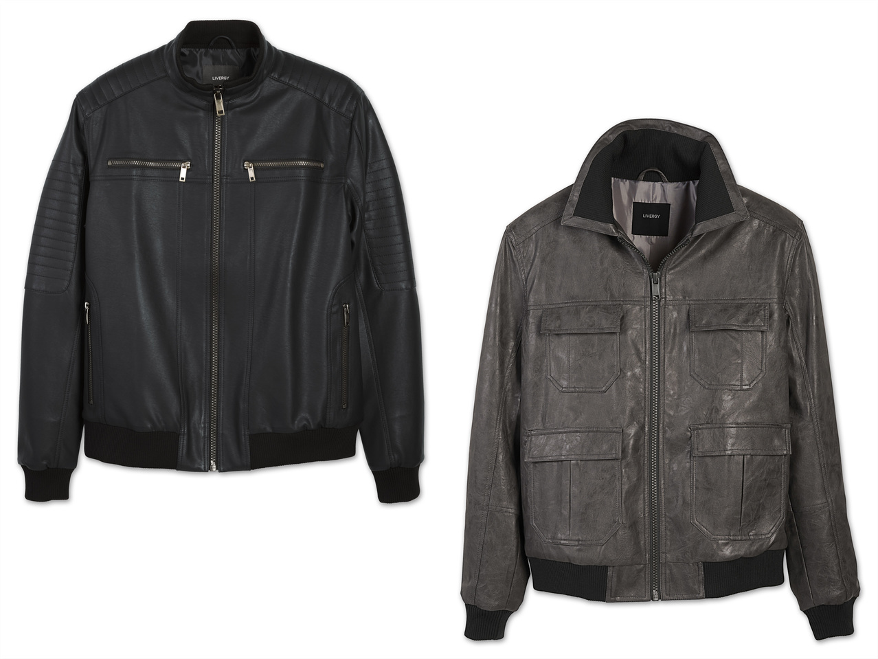 LIVERGY(R) Herren Jacke in Lederoptik1