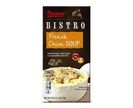 Bremer Bistro 
 Broccoli Cheddar or French Onion Soup