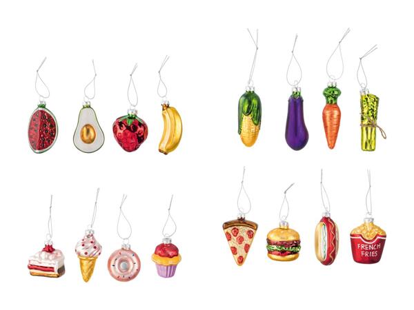 Décorations de sapin de Noël, pack de 4
