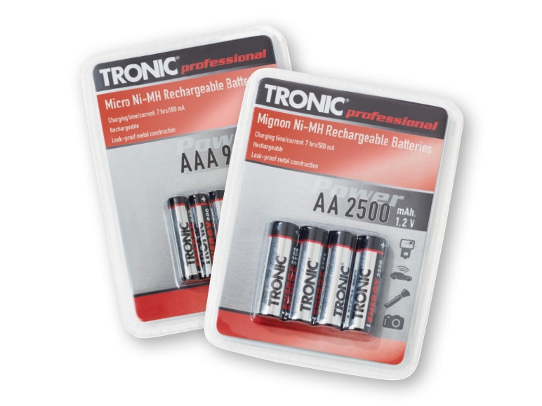 Tronic Micro Ni-MH Rechargeable Batteries