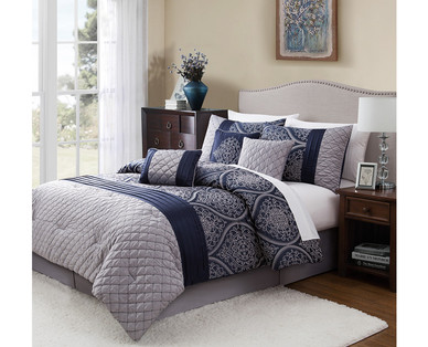 Huntington Home Queen or King 7-Piece Bedding Set