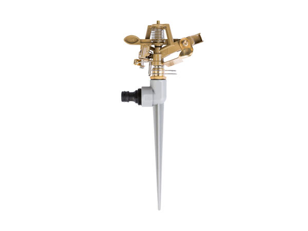 Irrigatore A Impatto Su Treppiede In Ottone - Regolazione 0-360°, Base