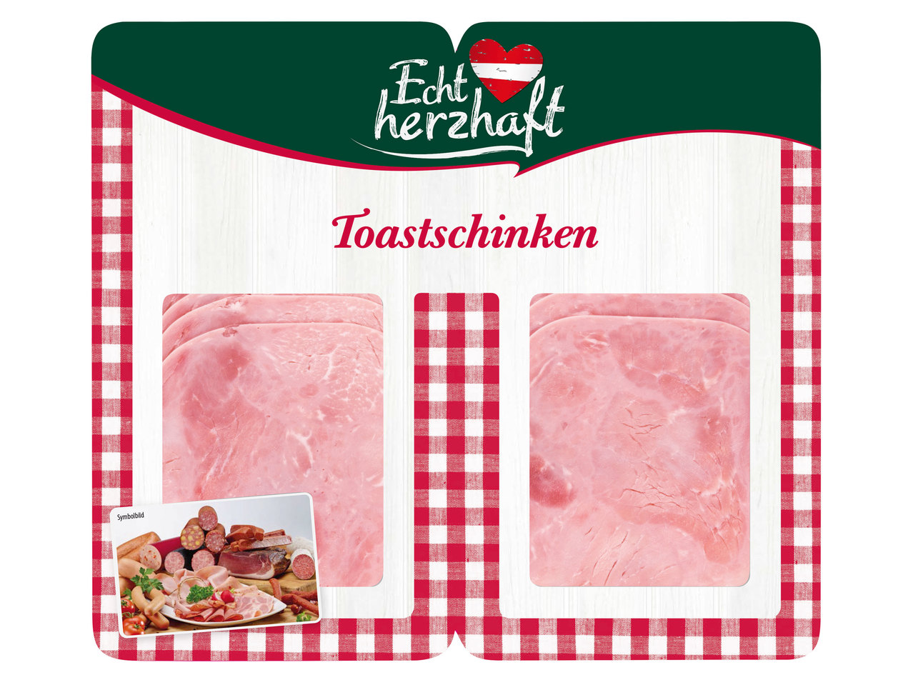 ECHT HERZHAFT Toastschinken