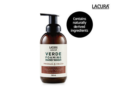 Verde Foaming Hand Wash or Hand Balm 500ml