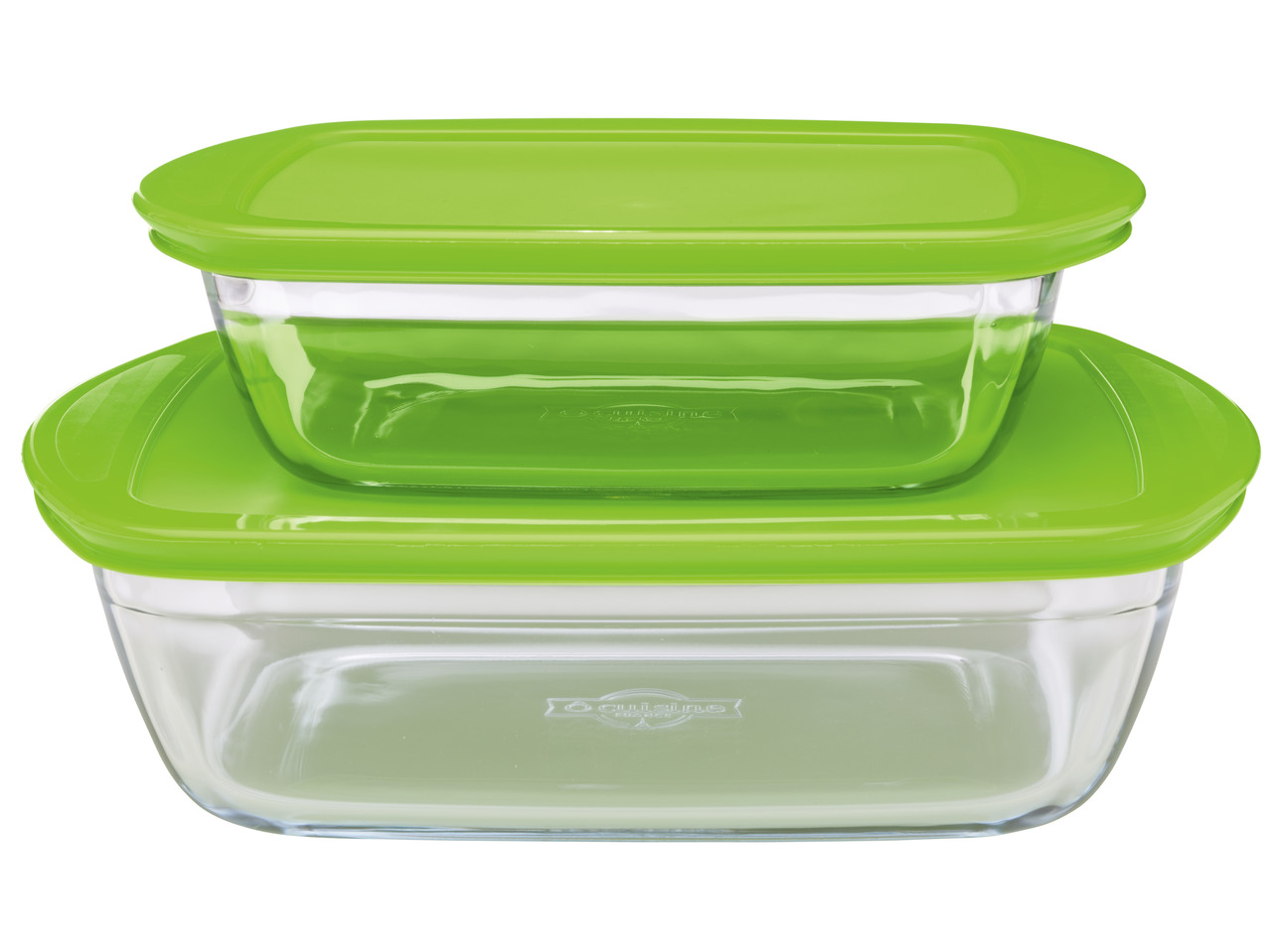 O'CUISINE(R) Glasbeholder med låg 2-pak