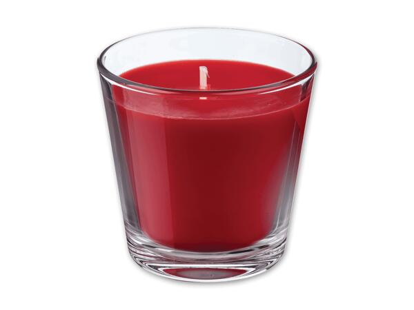 Duftkerze im Glas