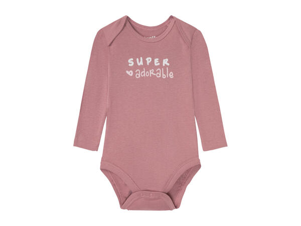 Lupilu Baby Long-Sleeve Bodysuits