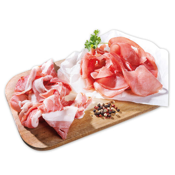 Rohschinken Abschnitte