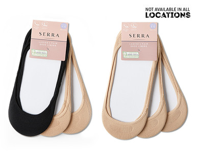 Serra Ladies 3 Pack Shoe Liners