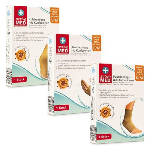 ACTIVE MED Bandagen mit Kupferionen