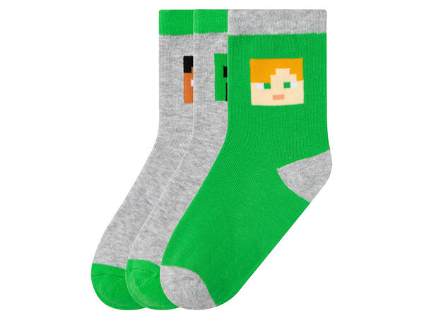 Minecraft Chlapecké ponožky, 3 páry