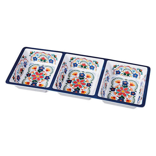 Taco Dinnerware - 3 Section Tray