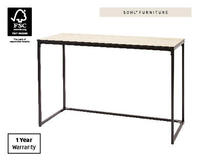 Home Study Desk - Black/Natural