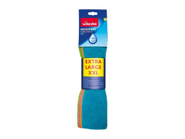 Vileda Extra Large Cleaning Cloths - 4 Pack