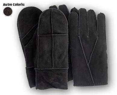 BELLANTARE Gants en fourrure d'agneau