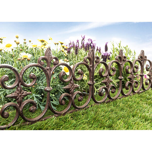 Antik-Blumen-Umrandung 4er-Set