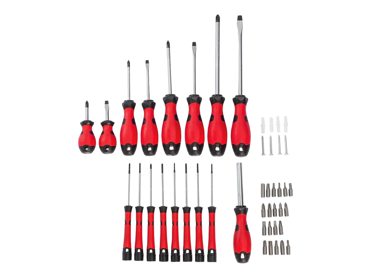 Screwdriver & Bit Set, 37 pieces