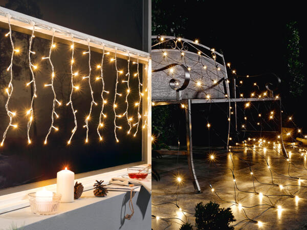LED-Lichtervorhang/​-netz