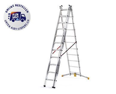 WORKZONE(R) ALU-LEITER 3-TEILIG