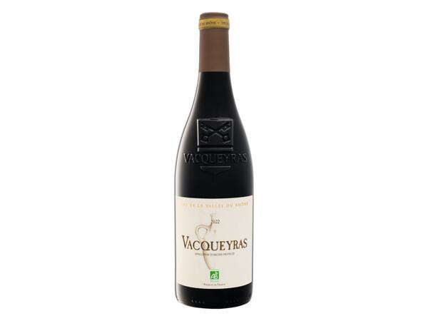 ORGANIC Vacqueyras AOP rouge, Rhône, French