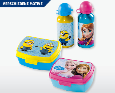 MICKEY MOUSE/ANGRY BIRDS/DISNEY Znünibox/Alu-Trinkflasche