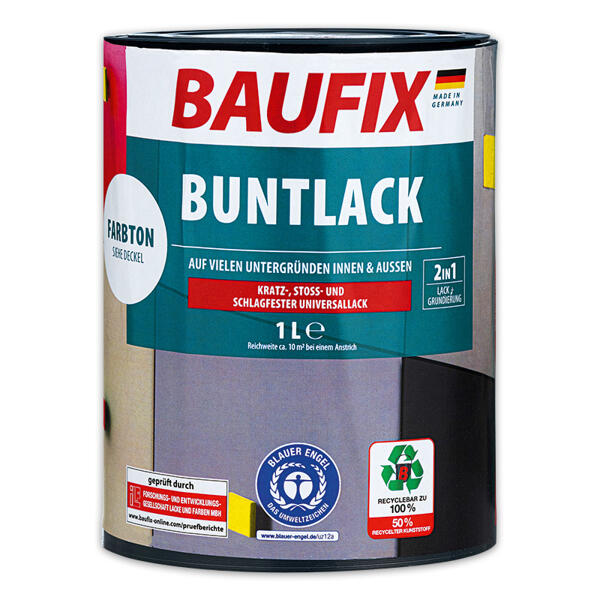 Buntlack / Weißlack 2in1