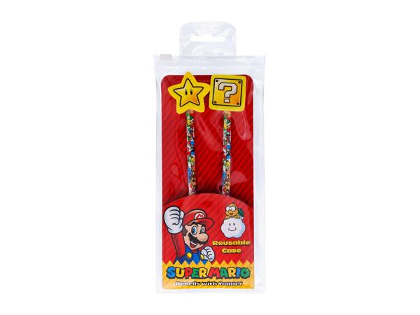 Super Mario Reusable Pencil Case Assortment