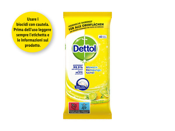 Panni detergenti multiuso Dettol