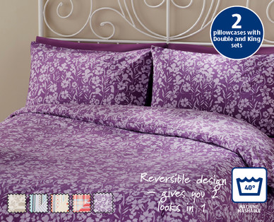 Printed Duvet Set Double