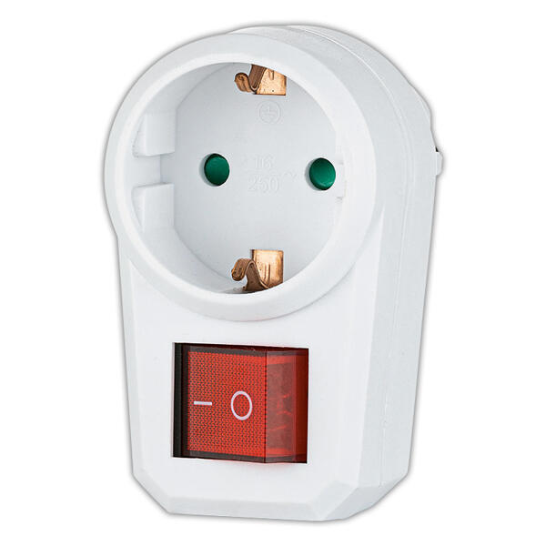 Steckdosenadapter 2-polig