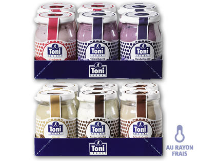 Yogourt Toni dans un pot en verre TONI