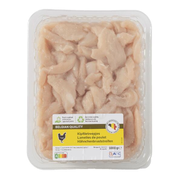 Lamelles de poulet