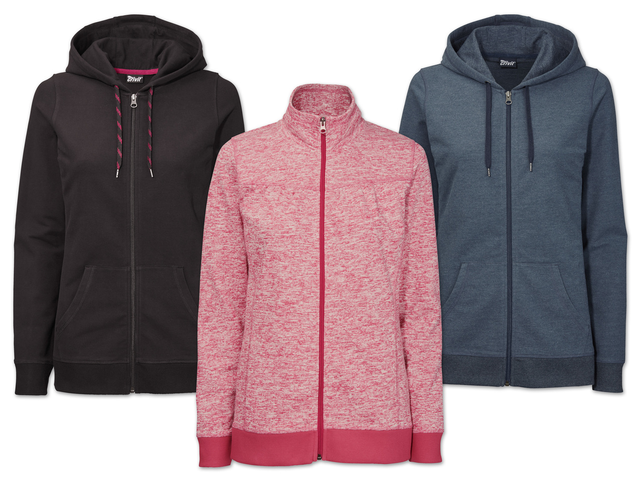 CRIVIT(R) Damen Sweatjacke1