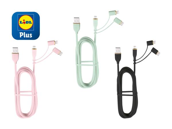 3-in-1 Lade- und Datenkabel