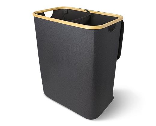 Easy Home Bamboo Collapsible Hamper