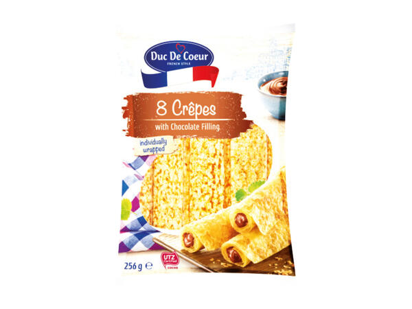 Crepes with Chocolate Filling